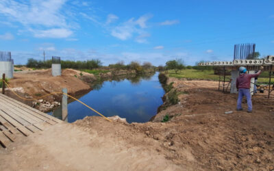 La provincia avanza en la construcción del nuevo puente entre Acebal y Pavón Arriba