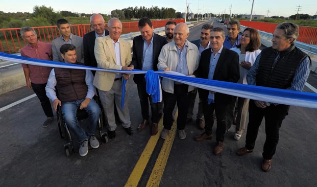 Puerto General San Martín tiene un nuevo puente que lo une a San Lorenzo