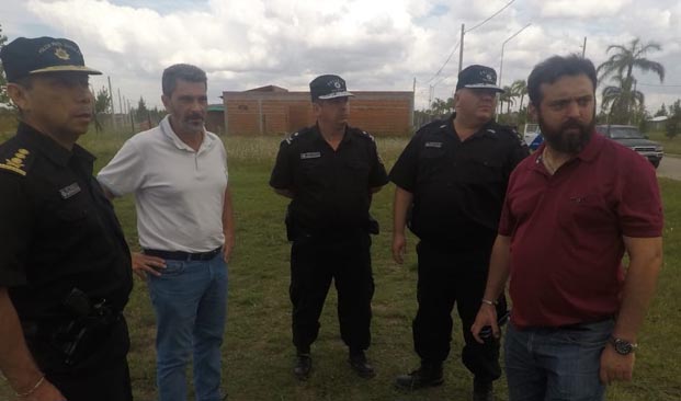 De Grandis y García gestionaron un nuevo destacamento policial para la zona oeste