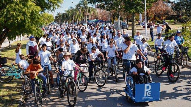 La ciudad de Pérez promociona la movilidad ciclística