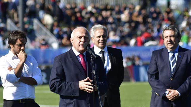LIFSCHITZ PARTICIPÓ EN ROSARIO DEL ACTO INAUGURAL DEL MUNDIAL JUVENIL DE RUGBY