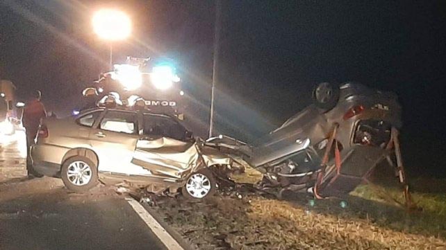 Choque fatal en la ruta 8 en cercanías de Hughes