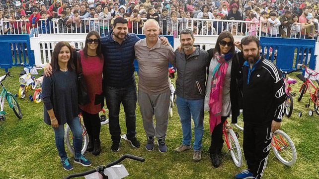 Multitudinario festejo del Día de la Niñez en Puerto San Martín