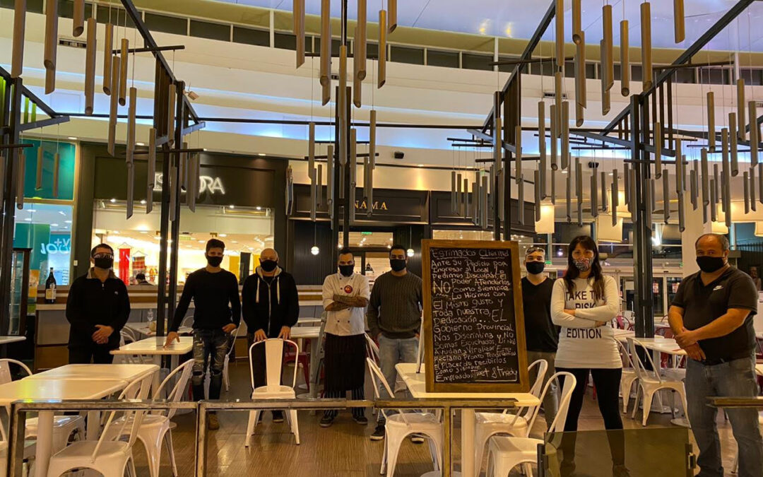 MEGNA PIDE QUE DEJEN ABRIR A LOS GASTRONÓMICOS DE LOS SHOPPINGS