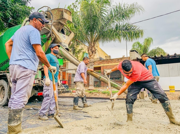 Avanza el plan municipal de pavimentación