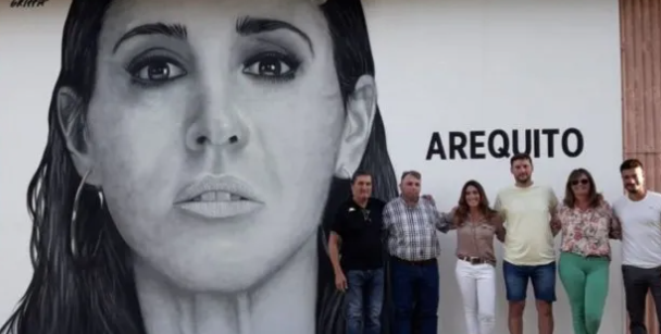 Arequito: Inauguran un mural en homenaje a Soledad Pastorutti