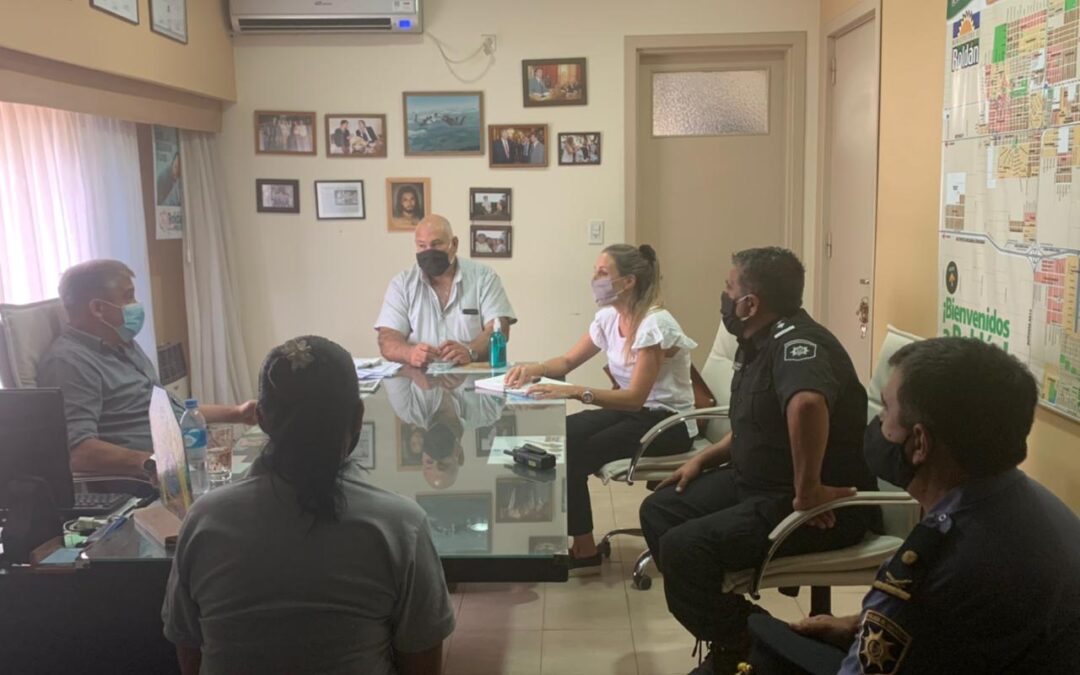 PEDRETTI PIDIÓ MAYOR PRESENCIA POLICIAL Y PATRULLAJES A FUNCIONARIOS DEL MINISTERIO DE SEGURIDAD