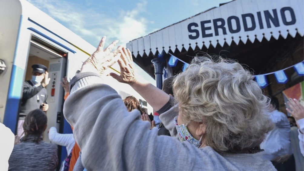 La CNRT acompañó la vuelta del tren a Serodino en Santa Fe