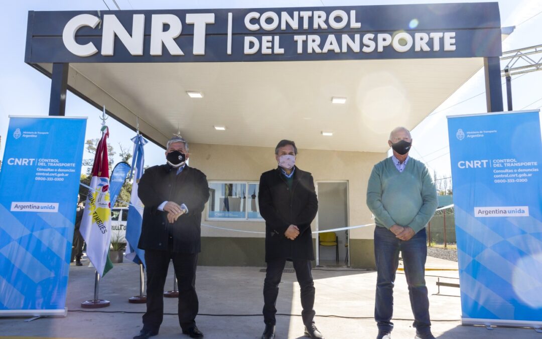 Santa Fe: la CNRT inauguró la Unidad Operativa de Control de Timbúes junto al Foro de Ciudades Portuarias