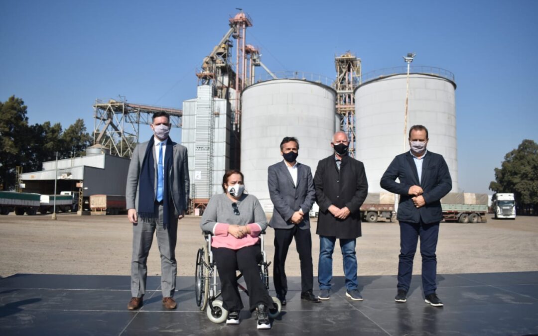 De Grandis participó de la presentación de la Carta de Porte Electrónica en Puerto San Martín Cereales S.A