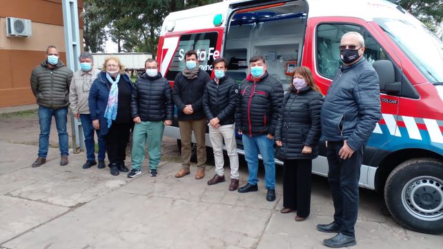 Entregaron una ambulancia de alta complejidad para Cañada Rosquín