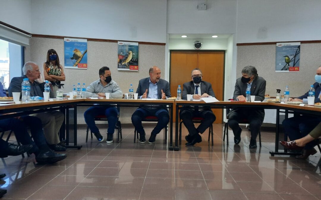 DE GRANDIS PARTICIPÓ CON KULFAS Y PEROTTI DE LA REUNIÓN CON DIRECTIVOS DE LA EMPRESA DOW EN PUERTO
