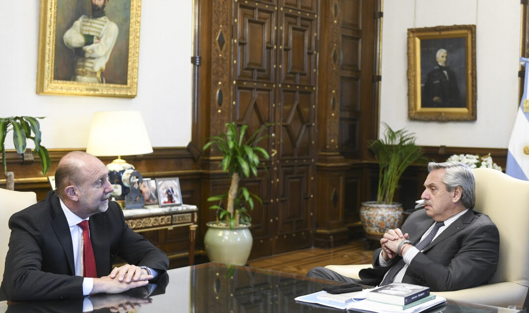 El gobernador Perotti mantuvo un encuentro de trabajo con el presidente Alberto Fernández