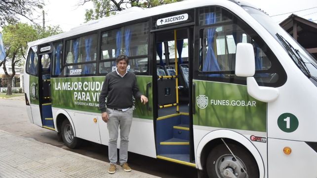 El lunes 3 de enero comienza a funcionar el transporte urbano en Funes