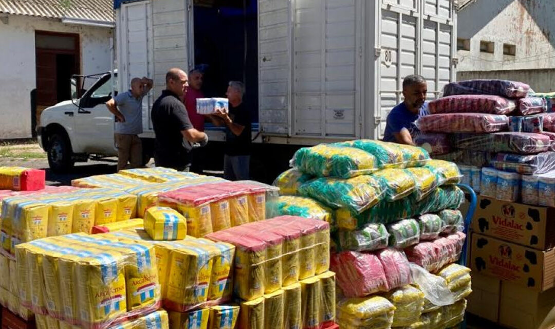 La provincia brinda asistencia a familias afectadas por el temporal en los departamentos San Jerónimo, Rosario y San Lorenzo