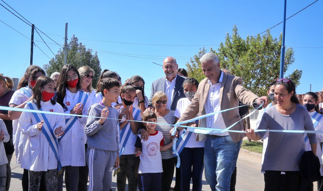 Plan Incluir: Perotti inauguró obras de mejoramiento integral en el barrio Santa Rita de Arroyo Seco