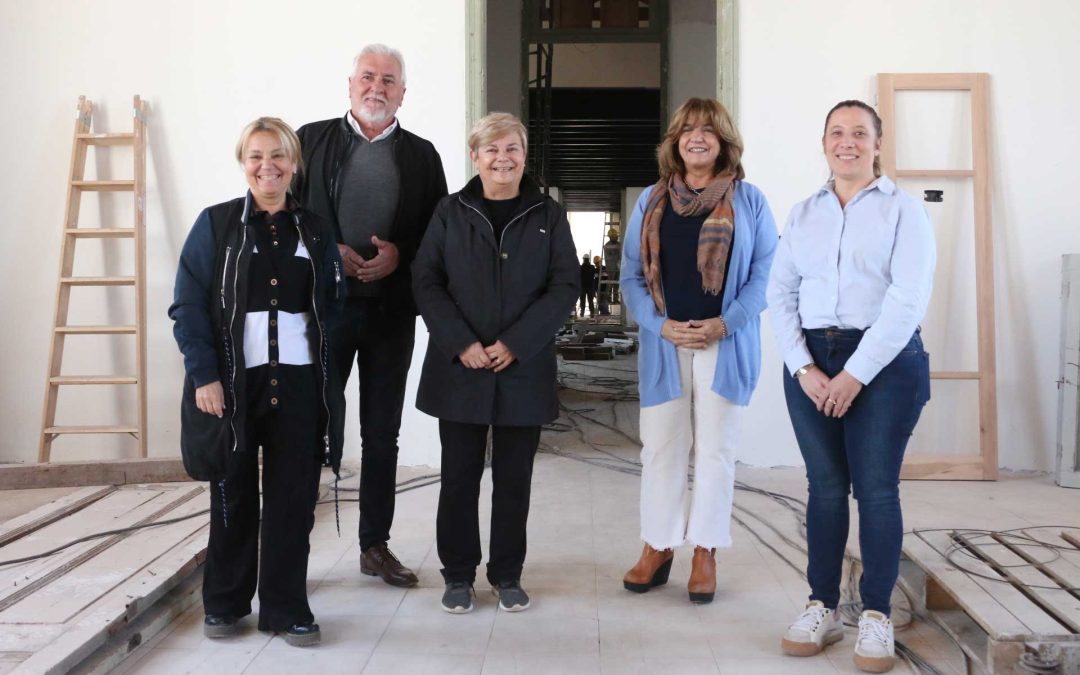 Frana recorrió obras que se están llevando adelante en la ciudad de Cañada de Gómez