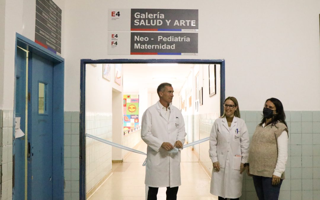 La provincia inauguró la galería “Arte y salud” en el hospital de Granadero Baigorria