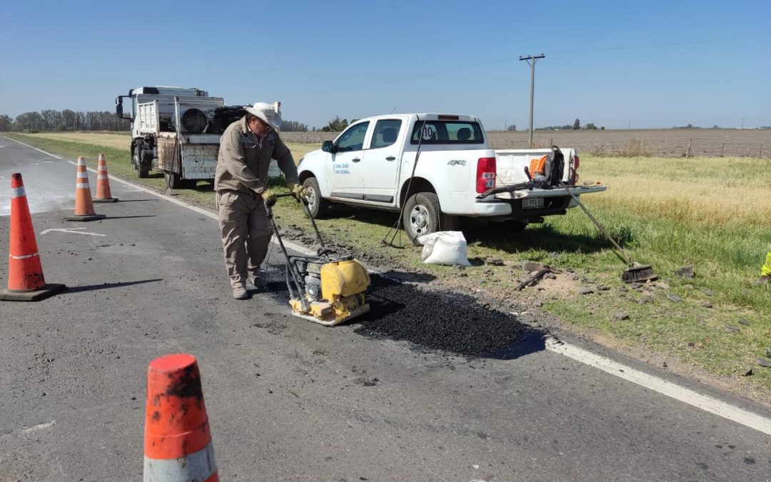 TRABAJOS DE VIALIDAD NACIONAL EN VILLA ELOÍSA Y NELSON