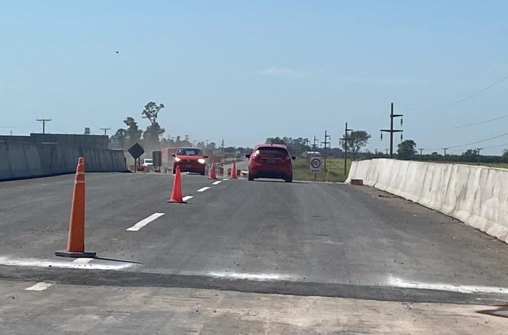 DESVIO POR NUEVO PUENTE EN LA OBRA DE AUTOPISTA DE RN 34 EN SUNCHALES