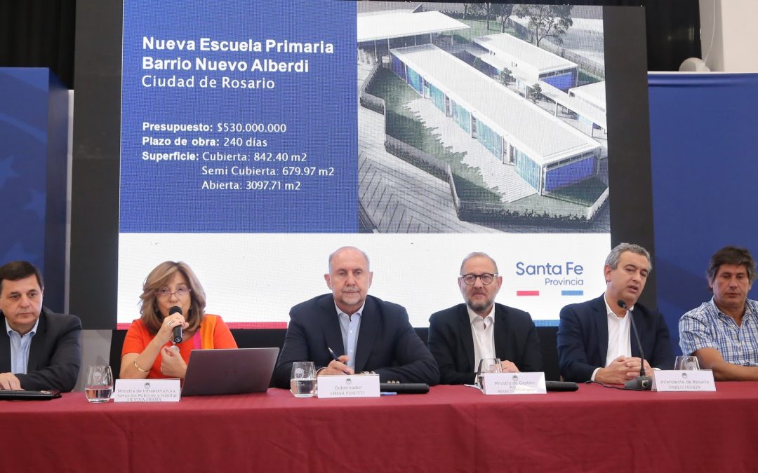 LA PROVINCIA CONSTRUIRÁ UNA ESCUELA PRIMARIA EN BARRIO NUEVO ALBERDI DE ROSARIO