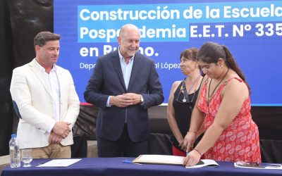 Perotti licitó las obras para la construcción de una nueva Escuela Pospandemia en Rufino