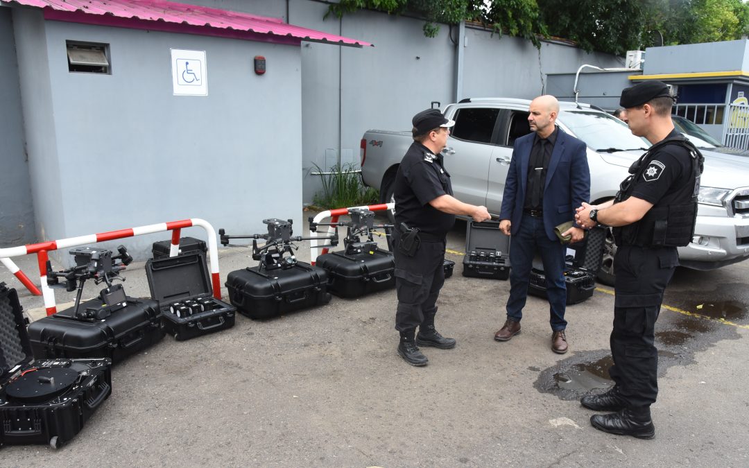 El gobierno de la provincia incorporó drones para tareas de prevención en la ciudad de Rosario