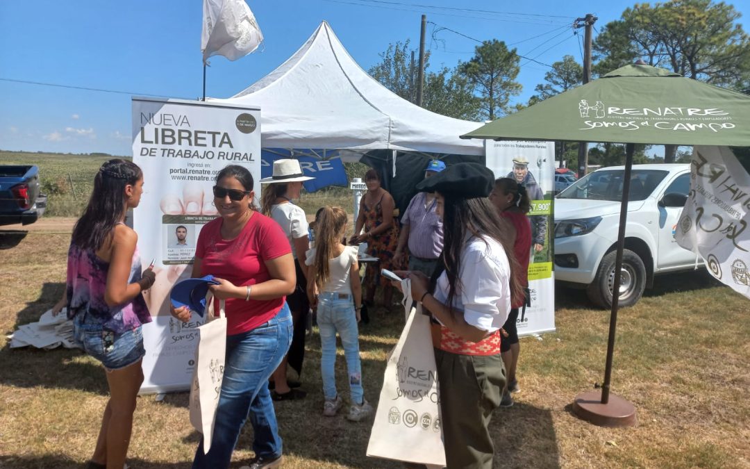 Pueblo Irigoyen: RENATRE Santa Fe Sur participó de la Fiesta Regional de la Herradura