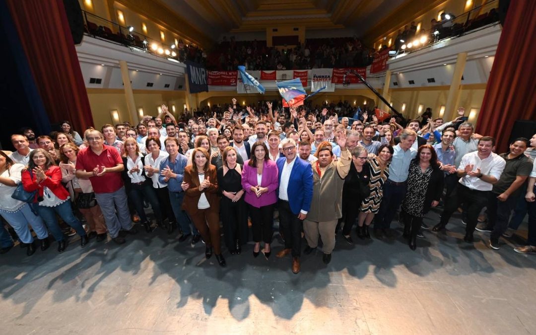 Mónica Fein, Eugenio Fernández y Clara García se lanzaron oficialmente: “Vamos a ser gobierno en Sana Fe»