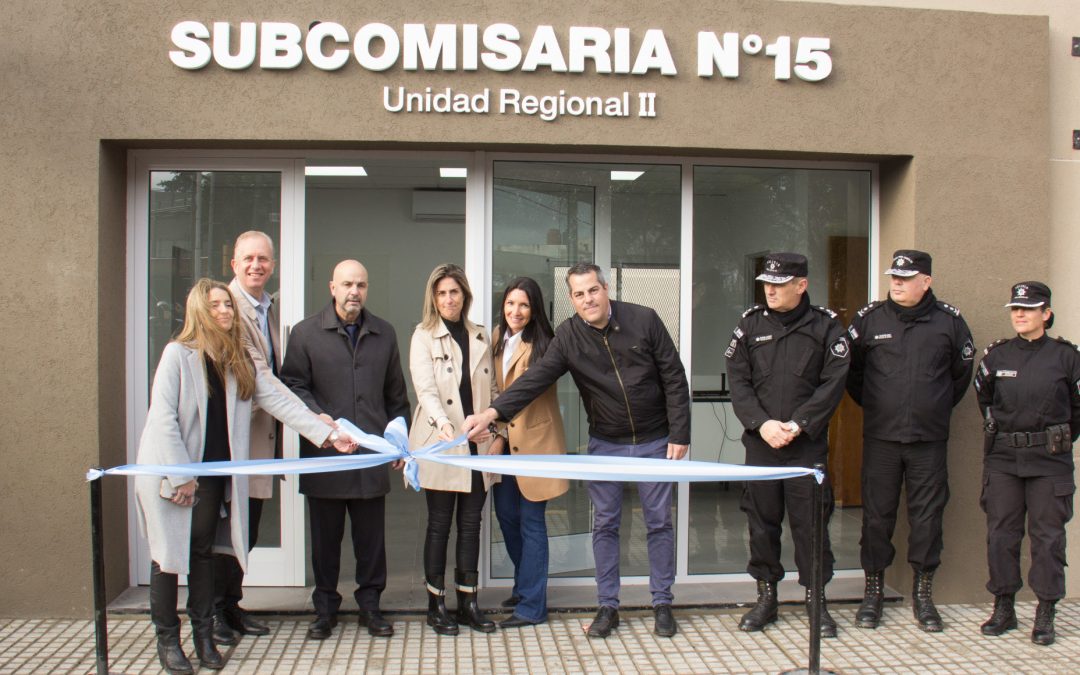 La provincia inauguró el nuevo edificio de la subcomisaría 15 de Pueblo Esther