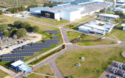 General Motors inauguró un parque solar con 400 paneles en Alvear