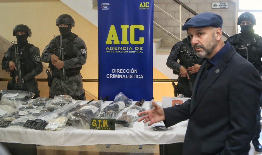 Brilloni brindó detalles sobre armas incautadas en operativos policiales