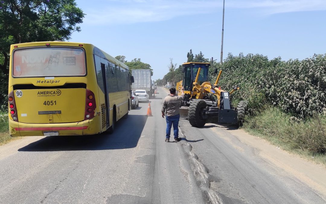 VIALIDAD NACIONAL RECUPERÓ LA RN 11 EN TIMBÚES Y LA RIBERA