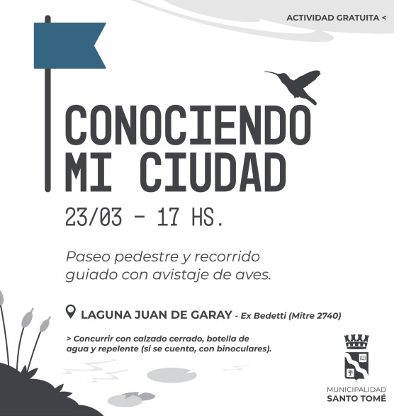 La Municipalidad invita al paseo “Conociendo mi ciudad”