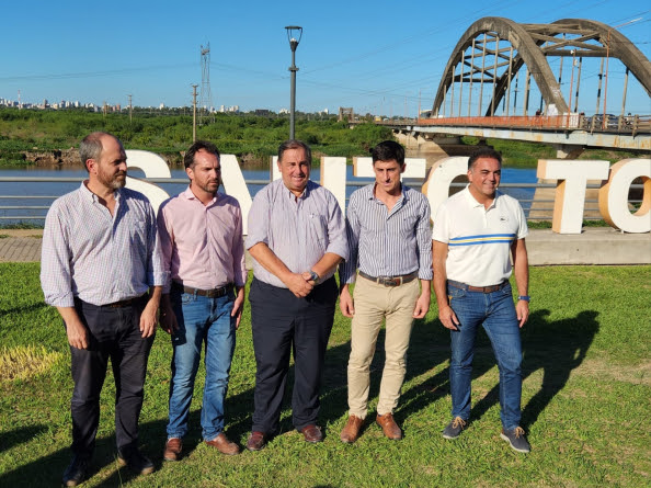 Santo Tomé, Santa Fe, ECAM y Paco Garibaldi reclamaron a Nación por los arreglos del Puente Carretero