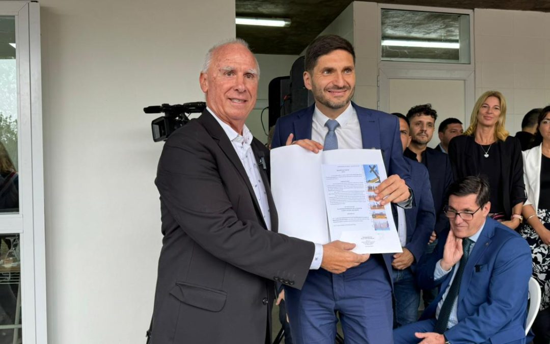 Con más educación, hay mejor futuro: Con la presencia del Gobernador Pullaro, De Grandis inauguró la nueva escuela secundaria en San Sebastián