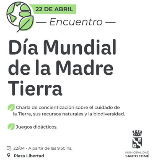 Encuentro por el Día Mundial de la Tierra