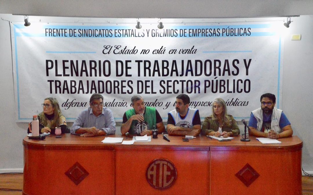 El plenario de ATE definió una nueva Jornada Nacional de Lucha para el 30 de abril