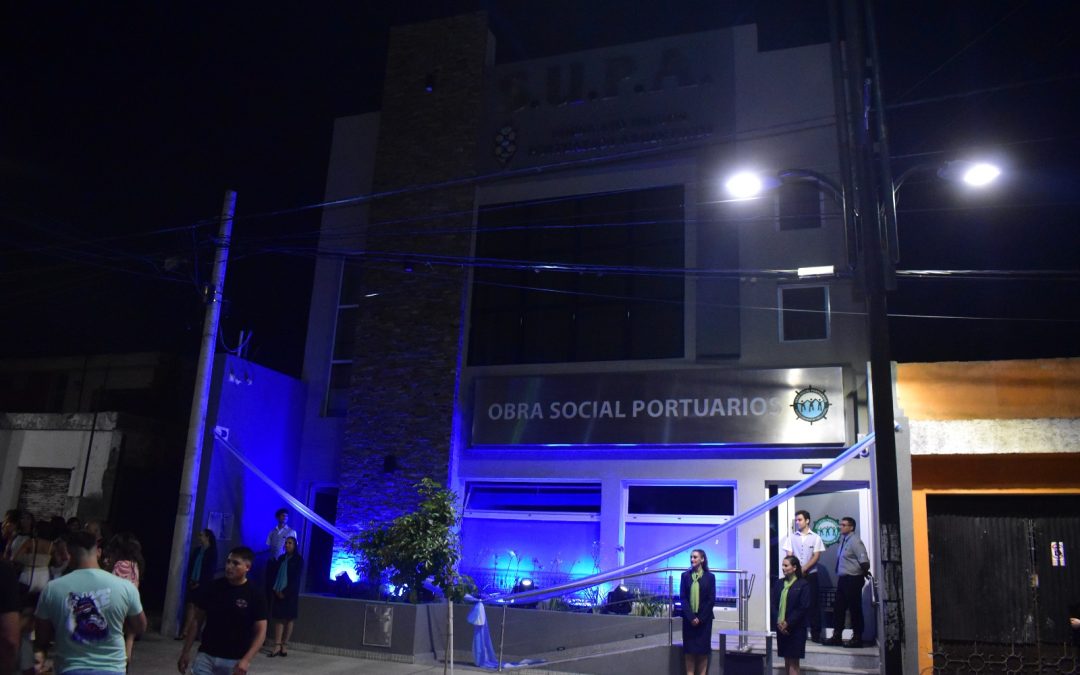 De Grandis participó de la inauguración de la sede sindical obra social de SUPA