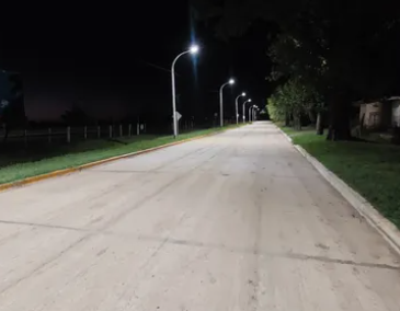 El Trébol superó las 200 cuadras iluminadas en un año