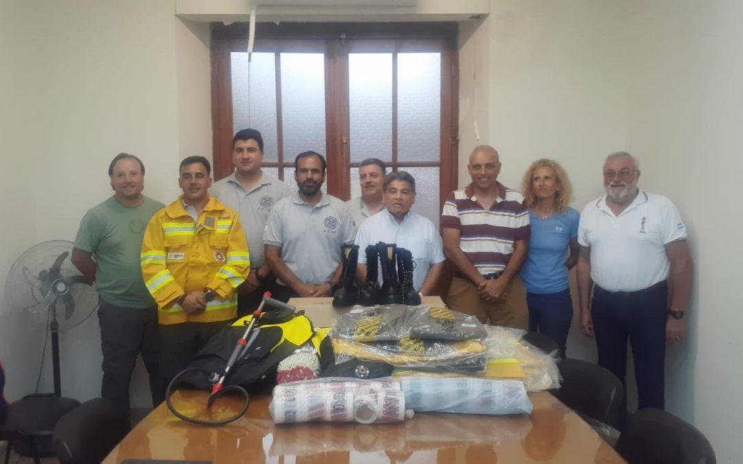 Bomberos Voluntarios de Rosario recibieron nuevo equipamiento por parte de Provincia