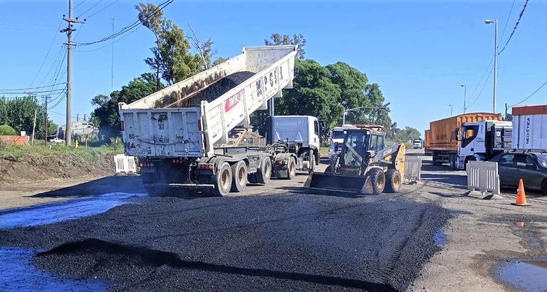 De Grandis anunció millonaria inversión municipal para mejorar el estado de la ruta 11.