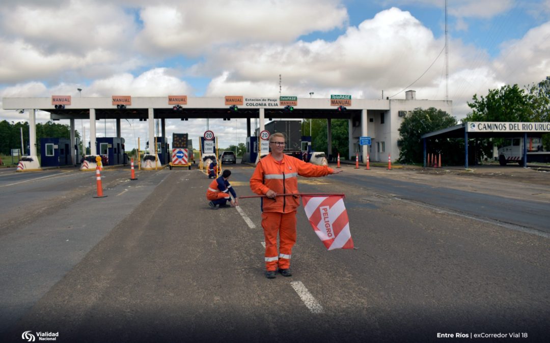 VIALIDAD NACIONAL REALIZA TAREAS DE MANTENIMIENTO EN EL EX CORREDOR VIAL 18