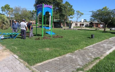 Provincia remodela la plaza “Antonio Giusti” de Arteaga con el Programa de Obras Urbanas