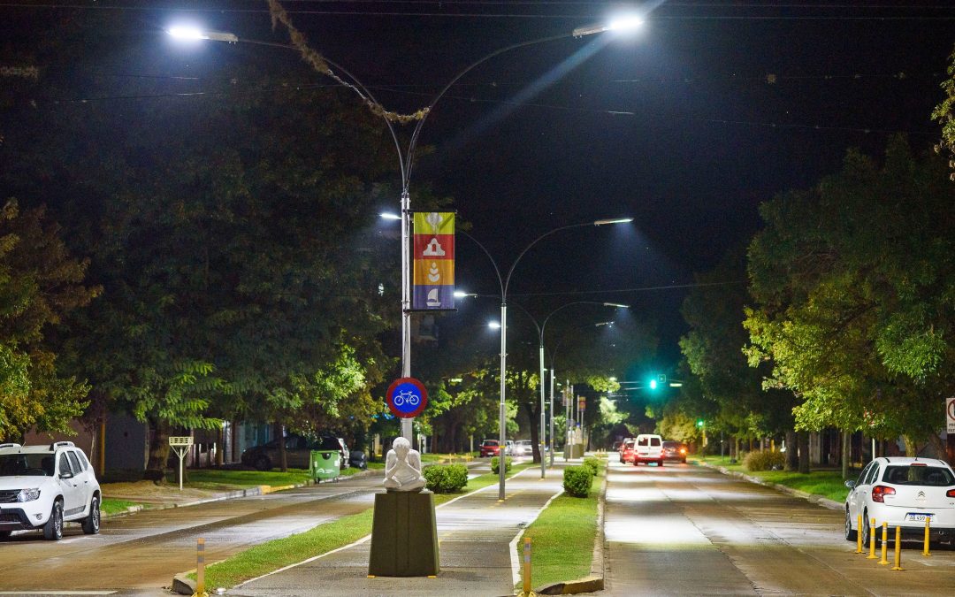El 95% de San Lorenzo tiene luces led