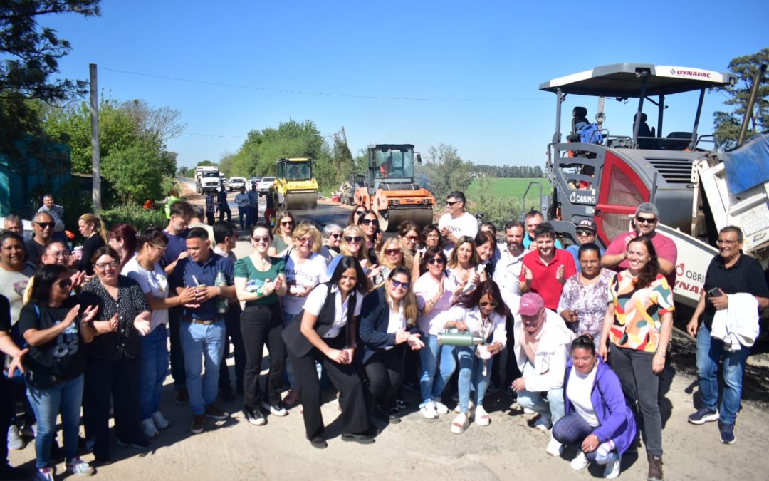 Las obras no paran: De Grandis destacó millonarias inversiones municipales para mejorar el tránsito pesado del acceso a los puertos