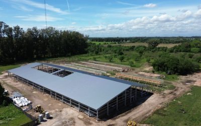 Juegos Suramericanos 2026: el nuevo Centro de Tiro Deportivo que construye la Provincia en Recreo ya muestra su estructura