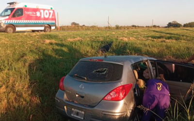 Trágico choque en ruta nacional A012: se despistó e impactó contra una alcantarilla