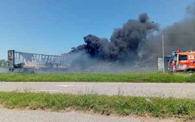 Accidente fatal en la Ruta 34: dos muertos y un herido grave tras un choque e incendio de camiones