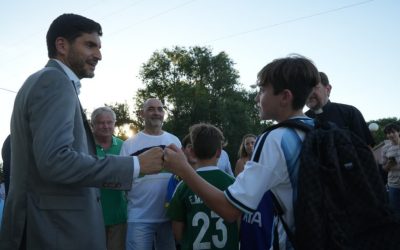 Una obra clave para la seguridad vial: Pullaro inauguró la rotonda en el cruce de las rutas provinciales Nº 70 y 68-S en Humboldt